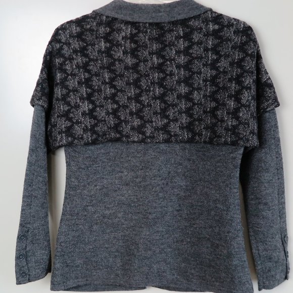 NWT Heather B Charcoal Gray Wool Blend Jacket Size S MSRP $158 - Picture 2 of 8